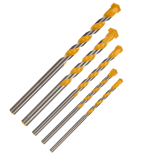 Набор сверл по бетону Kranz 4-5-6-8-10 мм пластиковый кейс