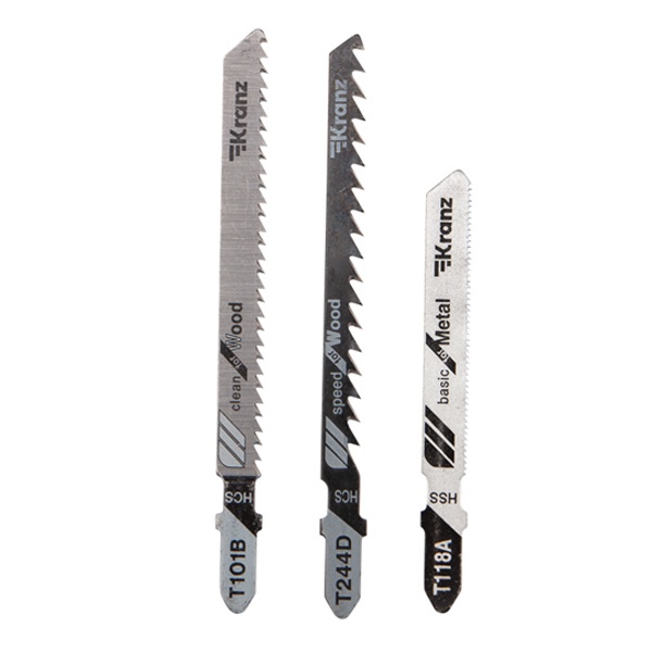 Набор полотен для электролобзика Kranz № 2 T101B/T118A/T244D (3 шт./уп.)