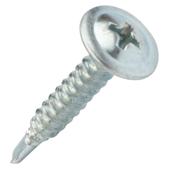 Саморез с прессшайбой Kranz ПШС 4.2х25 сверло [200 шт/уп]