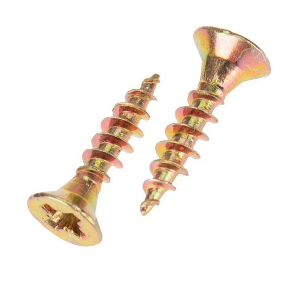 Саморез универсальный Kranz 3.5х16 желтый цинк короб [200 шт/уп]