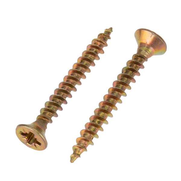 Саморез универсальный Kranz 3.5х30 желтый цинк короб [200 шт/уп]