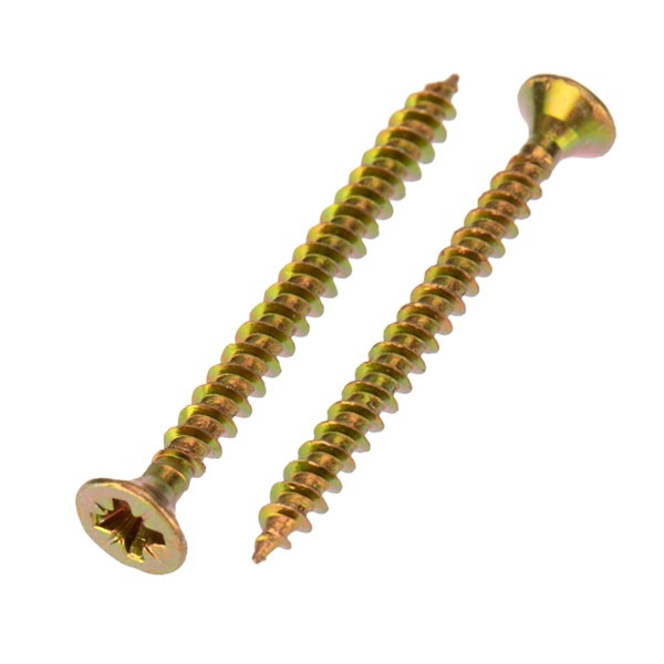 Саморез универсальный Kranz 3.5х40 желтый цинк короб [200 шт/уп]