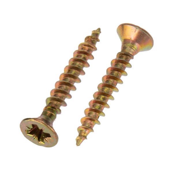 Саморез универсальный Kranz 3х20 желтый цинк короб [200 шт/уп]