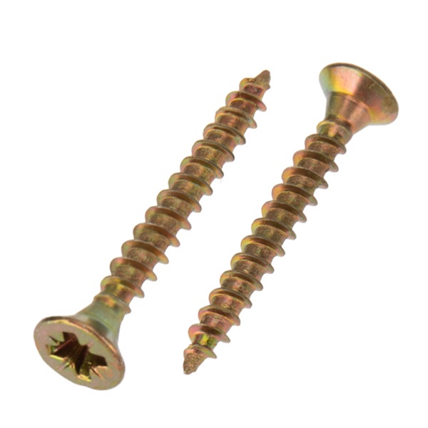 Саморез универсальный Kranz 3х25 желтый цинк короб [200 шт/уп]