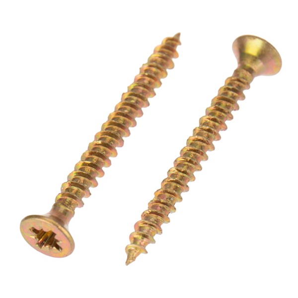 Саморез универсальный Kranz 3х30 желтый цинк короб [200 шт/уп]