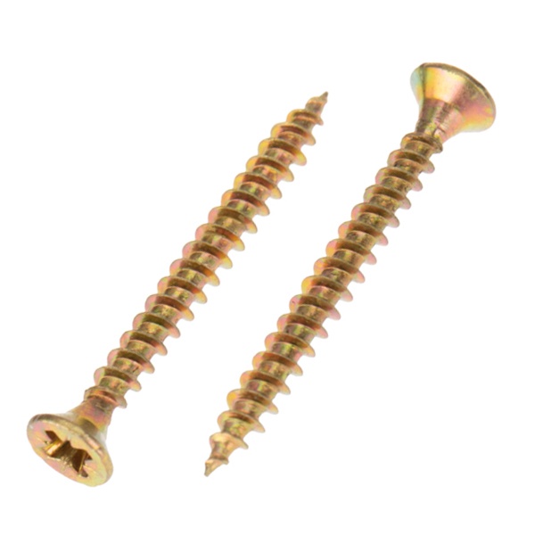 Саморез универсальный Kranz 3х40 желтый цинк короб [200 шт/уп]