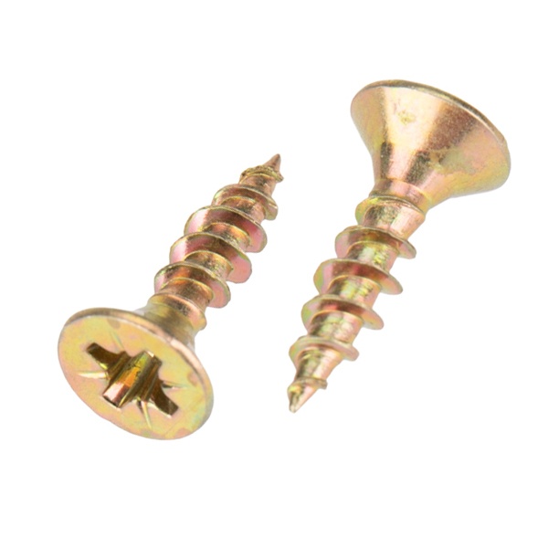 Саморез универсальный Kranz 4х16 желтый цинк короб [200 шт/уп]