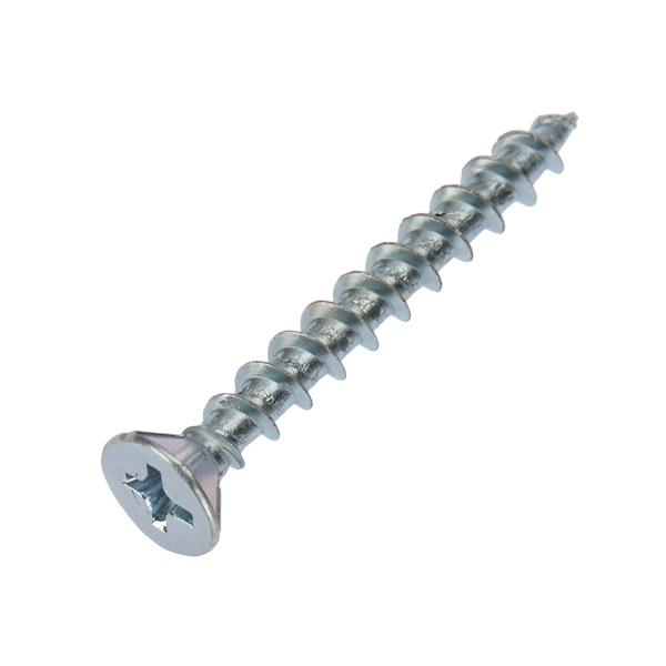 Саморез острый оконный Kranz 4.1х35 белый цинк короб [500 шт/уп]