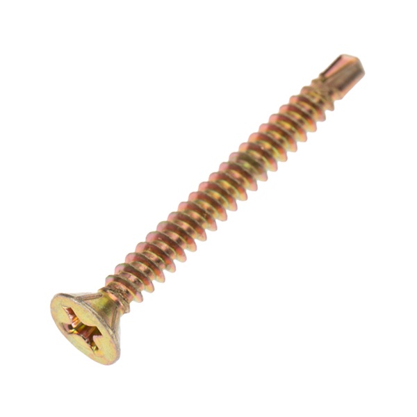 Саморез сверло оконный Kranz 3.9х38 желтый цинк короб [500 шт/уп]