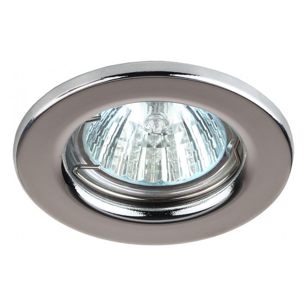 Светильник ЭРА штампованный ST1 CH MR16 12V/220V 50W хром (5055398625484)