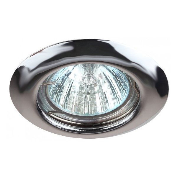Светильник ЭРА штампованный ST3 CH MR16 12V/220V 50W хром (5055398625576)