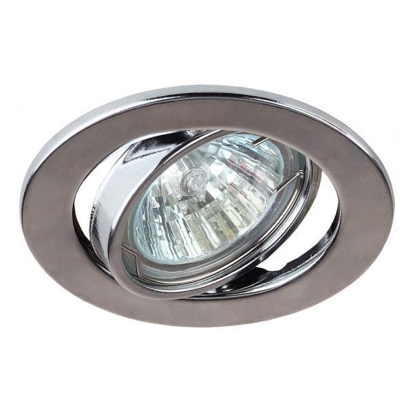 Светильник ЭРА штампованный поворотный ST2A CH MR16 12V/220V 50W хром (5055398625521)