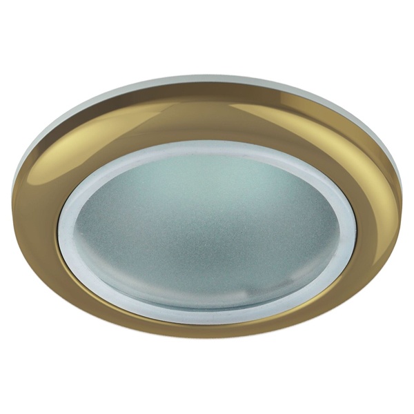Светильник ЭРА влагозащищенный WR1 GD MR16 12V220V 50W золото IP44 (5055398634318)