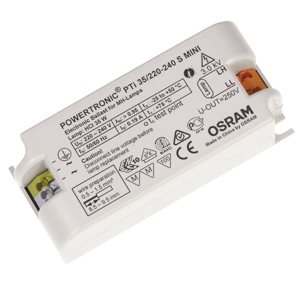 ЭПРА Osram для металлогалогенных ламп 35W PTI 35/220-240V S MINI