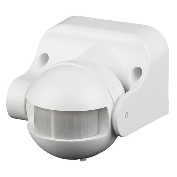 Датчик движения ЭРА MD 03 настенный 1200Вт 12м IP44 белый