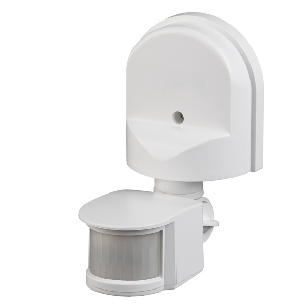 Датчик движения ЭРА MD 04 настенный 1200Вт 12м IP44 белый