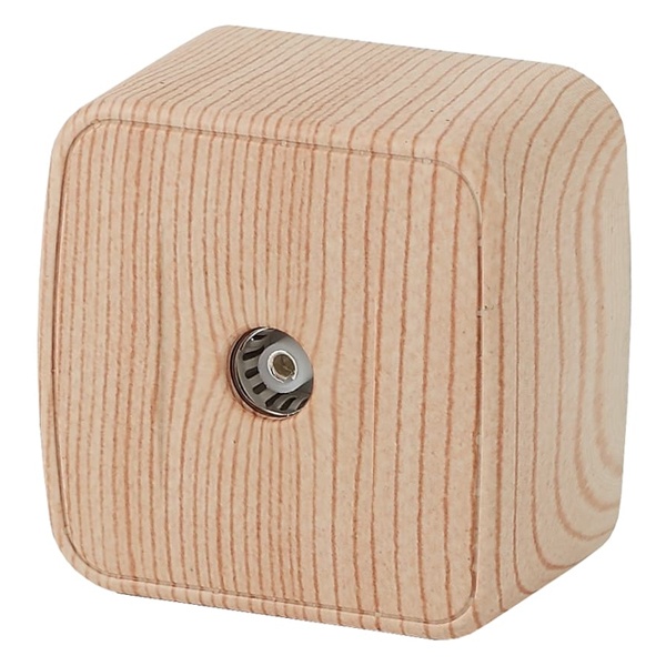 Накладная розетка TV Intro одиночная IP20 Polo, сосна 3-301-11 (5056183753993)