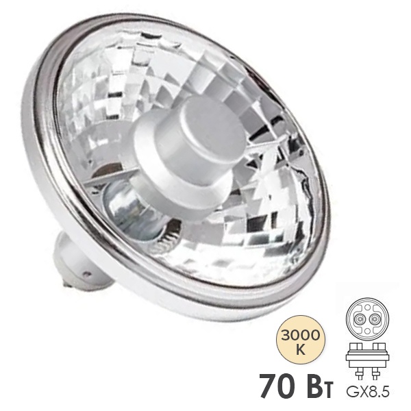 Лампа металлогалогенная Tungsram CMH 70W R111 UVC 930 GX8.5 FL 24° 3636lm d111x95mm (МГЛ)
