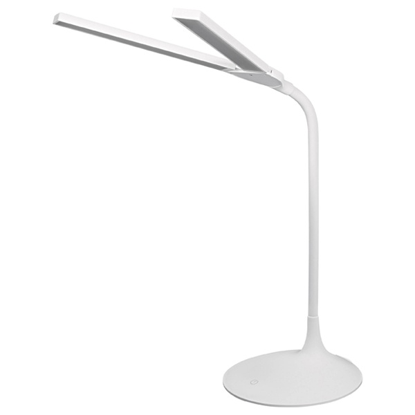 Светильник светодиодный настольный Panan Disc Double WT 5W 3000K 220Lm DIM 375x400x170mm аккумулятор