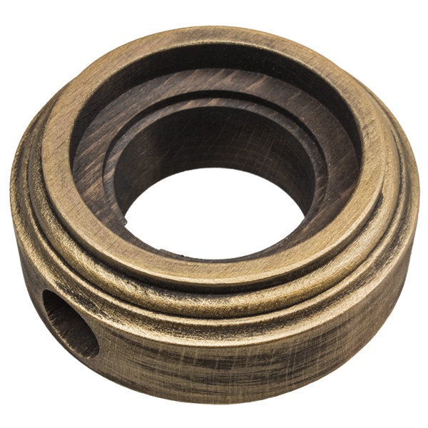 Рамка 1-местная Bironi для монтажа с декоративной трубой старое дерево