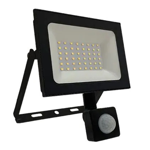 Прожектор светодиодный с датчиком Foton FL-LED Light-PAD Sensor 10W 4200K 220V 850Lm IP65 Black