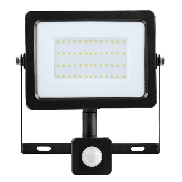 Прожектор светодиодный с датчиком Foton FL-LED Light-PAD Sensor 30W 4200K 220V 2550Lm IP65 Black