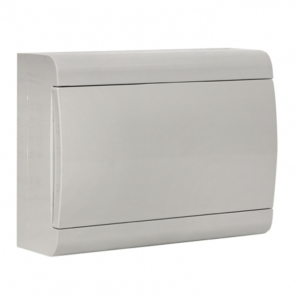 Щит распределительный накладной EKF PROxima ЩРН-П-12 SlimBox 12м пластик белая дверца IP41