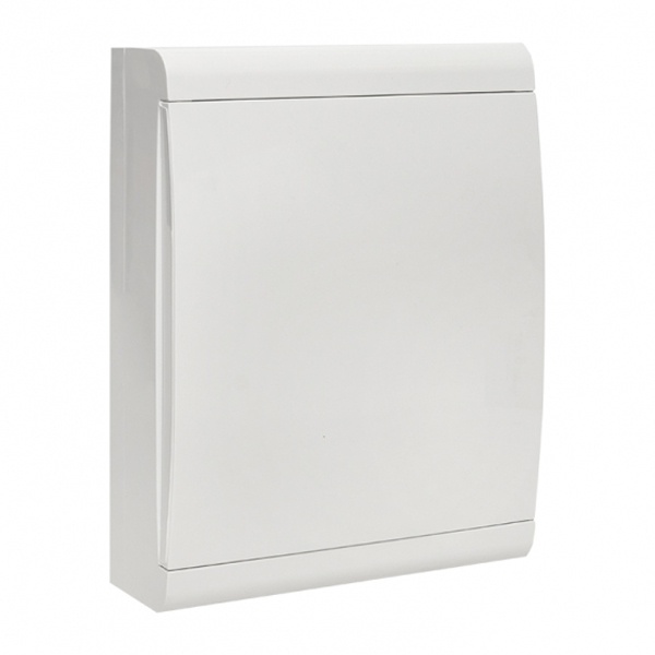 Щит распределительный накладной EKF PROxima ЩРН-П-24 SlimBox 2х12м пластик белая дверца IP41