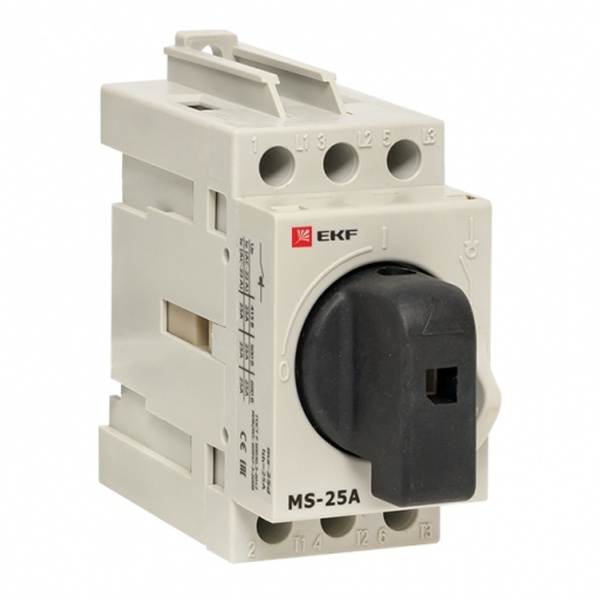 Рубильник модульный EKF PROxima MS-25A 3P 25А трехфазный (выключатель нагрузки)