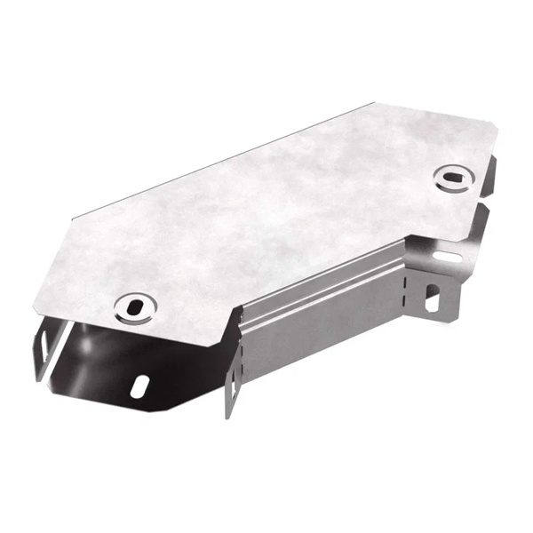 Угол горизонтальный Промрукав 90 градусов с крышкой Стандарт 100х80