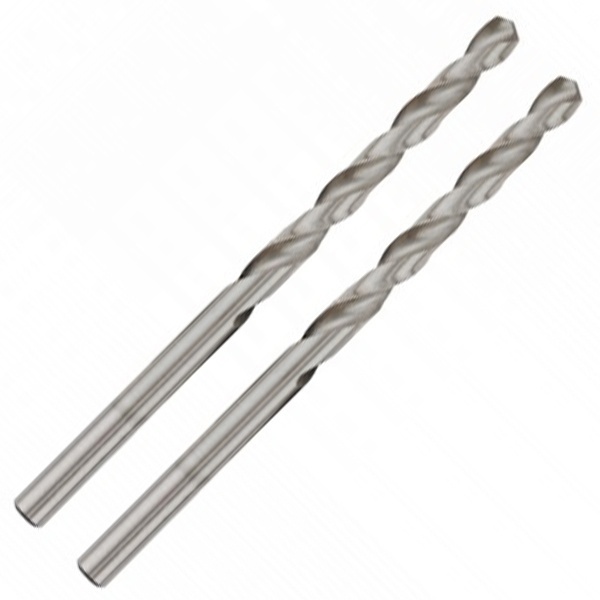 Сверло по металлу Kranz Кобальт 2 мм, сталь HSS-Co 5 % M35 P6M5K5 DIN 338 (2 шт./уп.)