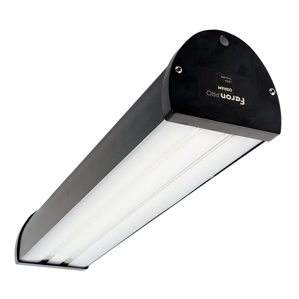 Светильник складской Feron AL1170 100W 120/90гр IP65 230V черный используются OSRAM LED 575х110х66мм