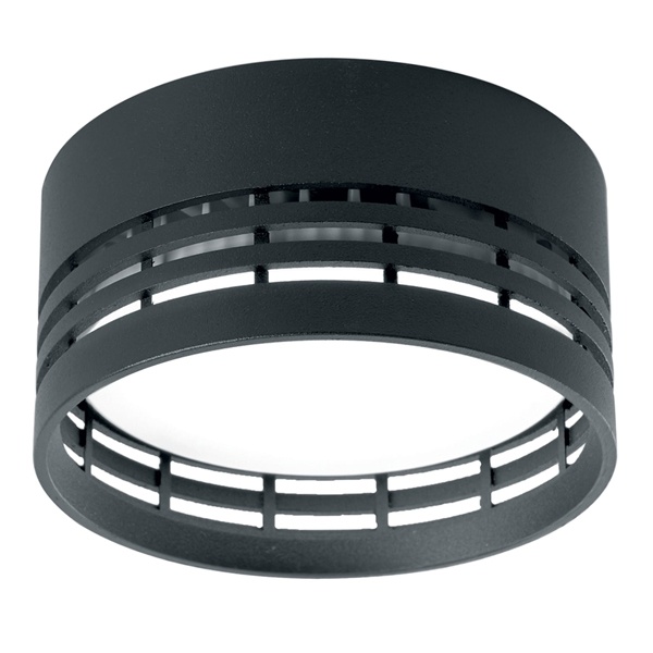 Светильник потолочный Feron HL354 под лампу GX53 max 12W 230V IP20 черный 82.5х82.5х43