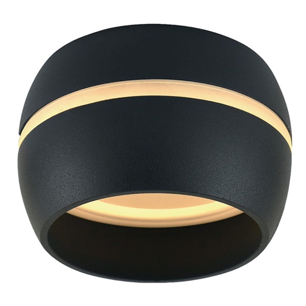 Светильник потолочный Feron HL356 под лампу GX53 max 12W 230V IP20 черный алюминий 90х90х50.5