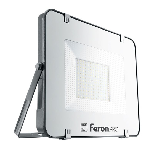 Прожектор светодиодный Feron PRO LL-1000 150W 6400K 18000Lm IP65 черный алюминий
