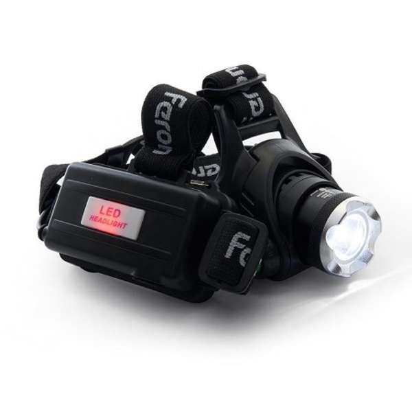 Фонарь налобный Feron TH2305 ZOOM 5W IP44 пластик/алюминий, аккумулятор 2х18650