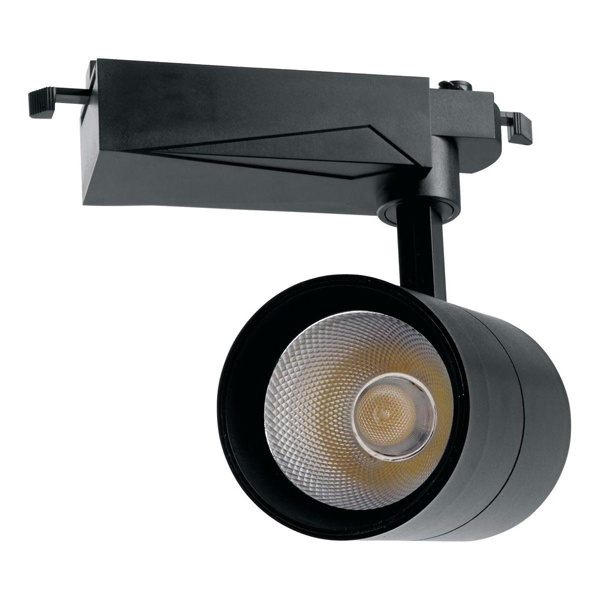 Трековый светодиодный светильник AL103 MarketBright 30W 4000K 2700Lm 35° черный, трехфазный