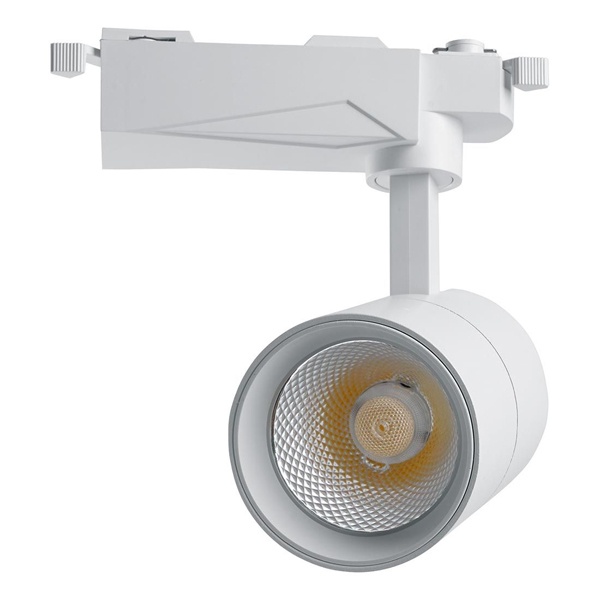 Трековый светодиодный светильник AL103 MarketBright 40W 4000K 3600Lm 35° белый, трехфазный