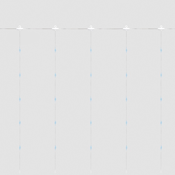 Светодиодная гирлянда Feron CL590 занавес 240LED 2х2м+2м 5000K IP20 USB DC 5V без блока питания