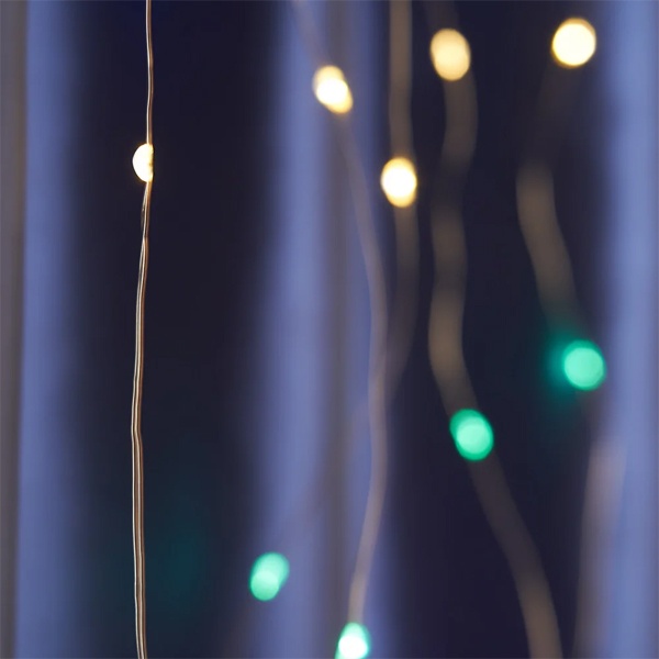 Светодиодная гирлянда Feron CL591 занавес 480LED 3х3м+3м мульти IP20 USB DC 5V без блока питания