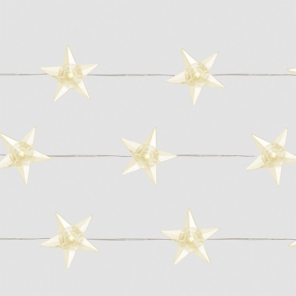 Гирлянда линейная Feron CL571 Звездочки 20LED 1.8м 2700K IP20 USB DC 5V без блока питания