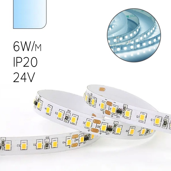 Светодиодная LED лента Feron LS500 60SMD(2835)/м 6W/m 24V 5000х8х1.22мм 6000K IP20