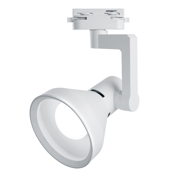 Светильник трековый Feron AL193 под лампу C35, C37, G45, A50, A55, A60 50W 230V E27 однофазный белый