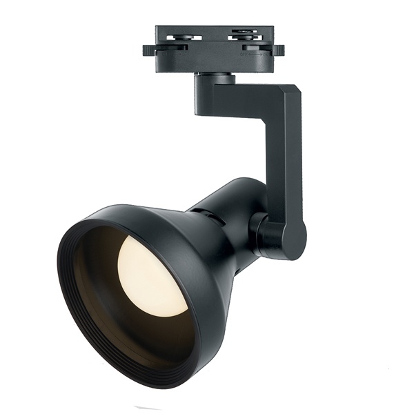 Светильник трековый Feron AL193 под лампу C35, C37, G45, A50, A55, A60 50W 230V E27 однофазный черны