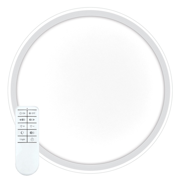 Светильник светодиодный управляемый накладной Feron AL5800 RING тарелка 100W 3000K-6500K белый