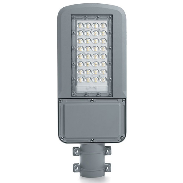 Консольный светодиодный светильник Feron SP3040 80W 5000K 230V серый IP65 d40-60mm