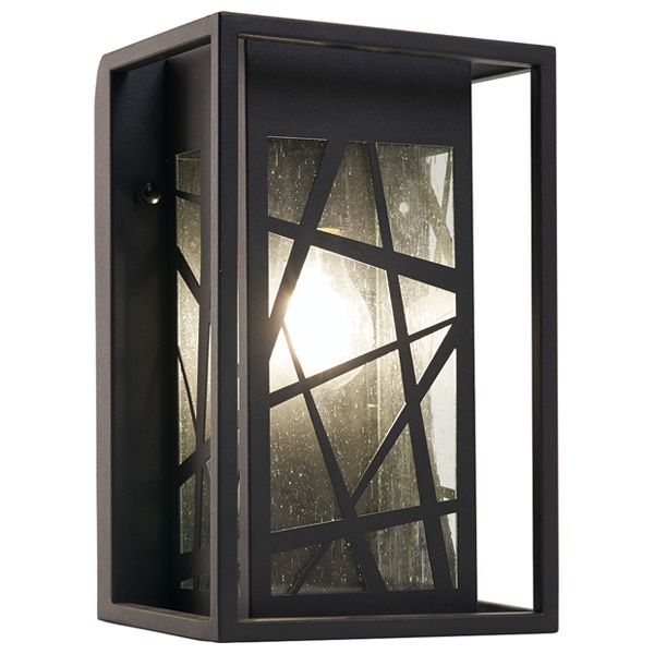 Светильник садово-парковый Feron PL641 на стену max 60W 230V E27 IP44 черный