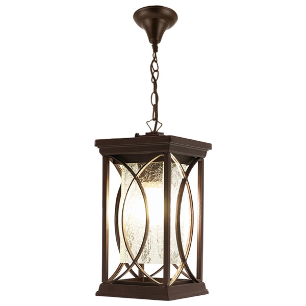 Светильник садово-парковый Feron PL652 на цепочке max 60W 230V E27 IP44 коричневый