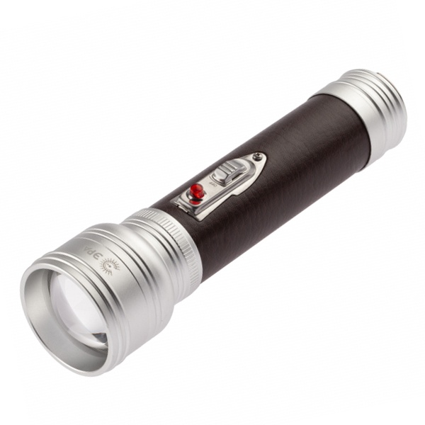 Фонарь ЭРА Авиатор MB-904 5W LED батареи 6AA, IP40 корпус из алюминия, ручка из экокожи