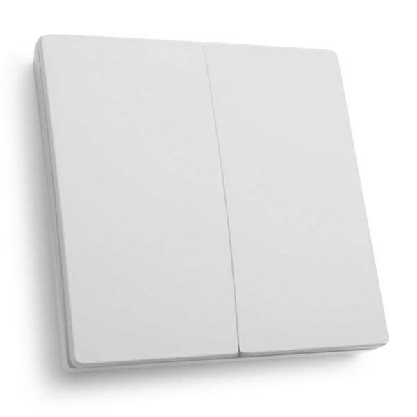 Выключатель дистанционного управления 2-клавишный Feron TM82 (не требует питания) белый